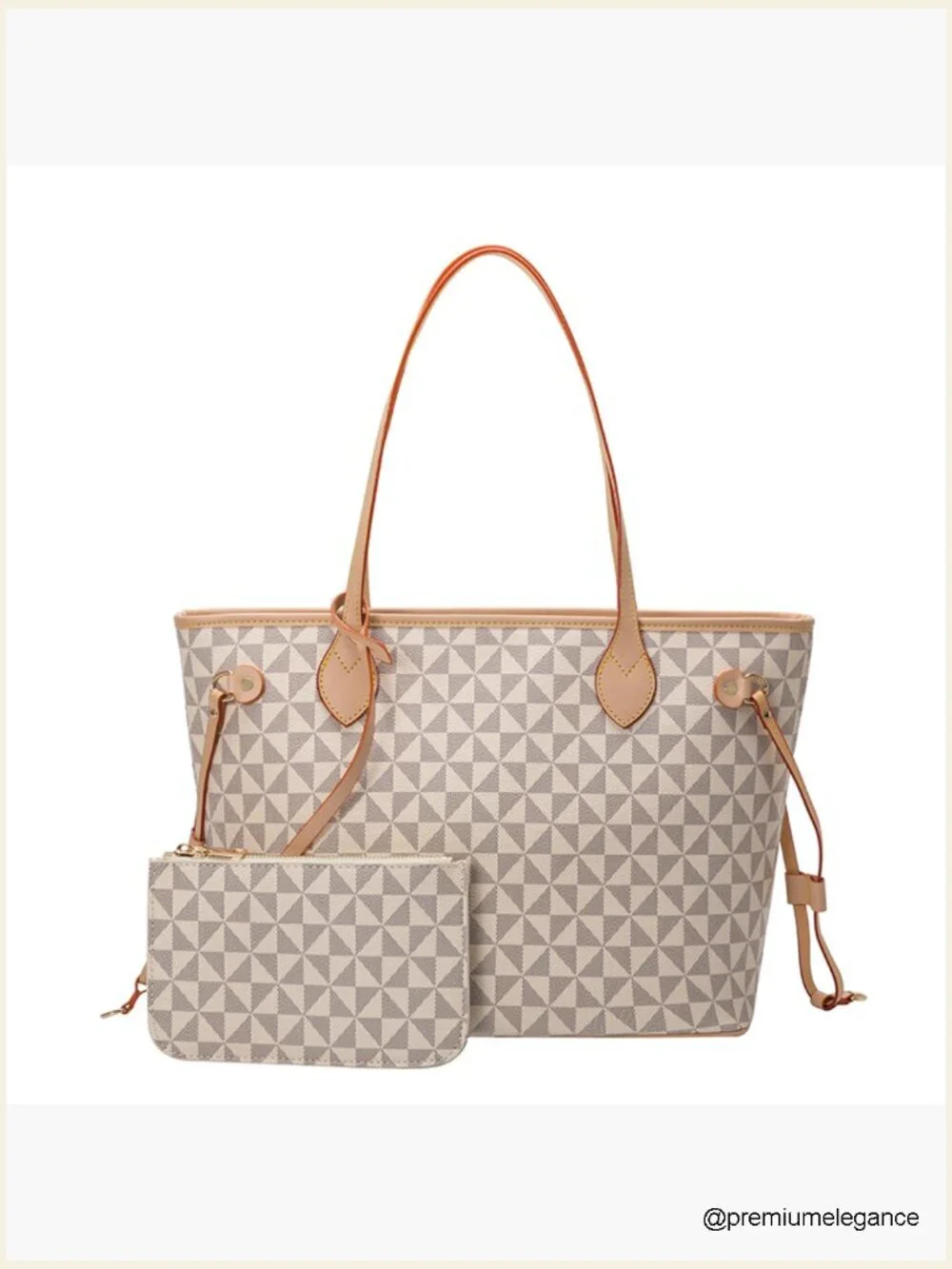 Designer Fashion Satchel Shoulder Bag Set with Wallet